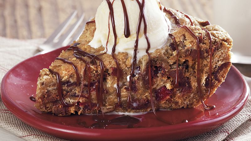 Cranberry Chocolate Skillet Cookie