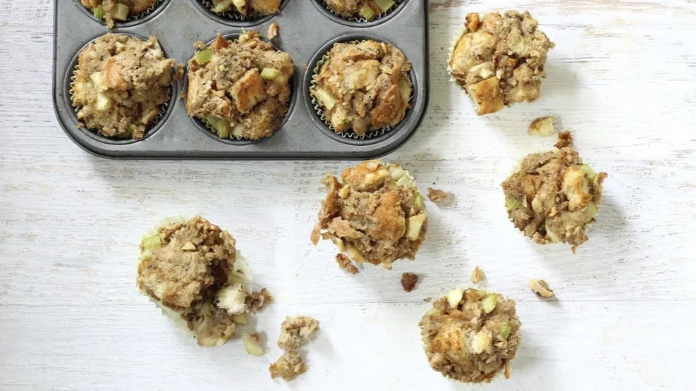 Savory Thanksgiving Stuffing Muffins