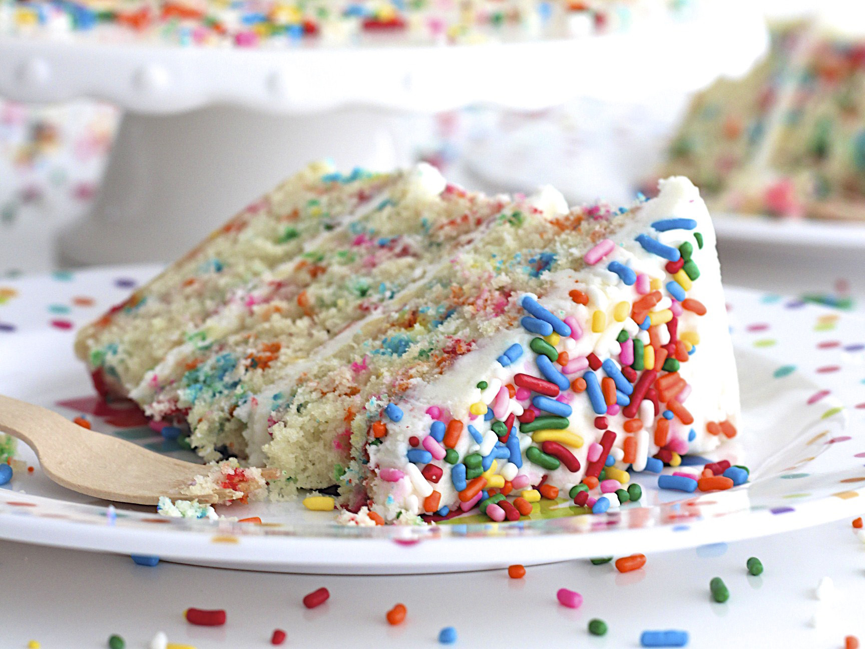 Rainbow Confetti Cake! - Constellation Inspiration