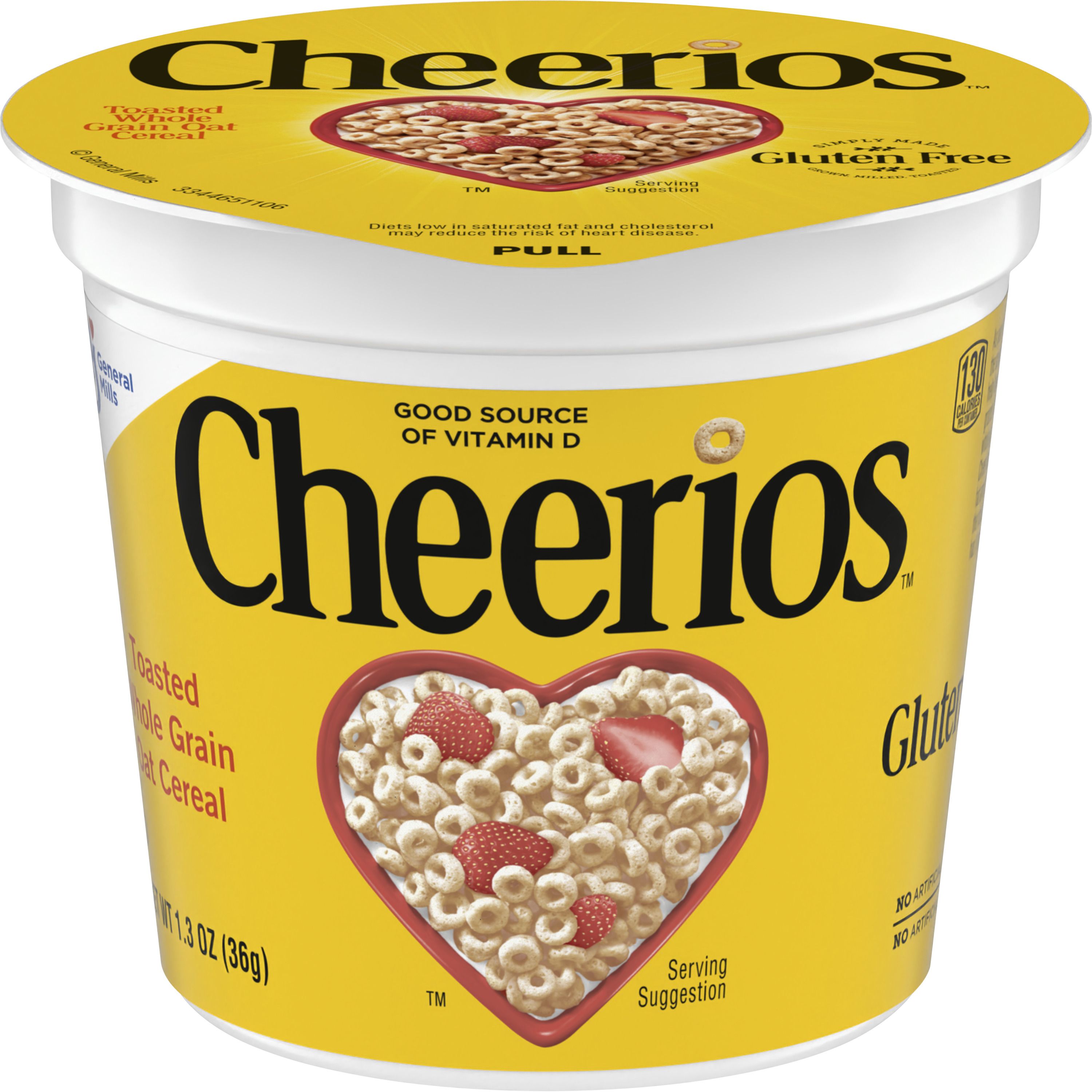 Cheerios Breakfast Cereal, Single-Serve 1.3 oz Cup, 6/Pack Cheerios Breakfast Cereal, Single-Serve 1.3 oz Cup, 6/Pack