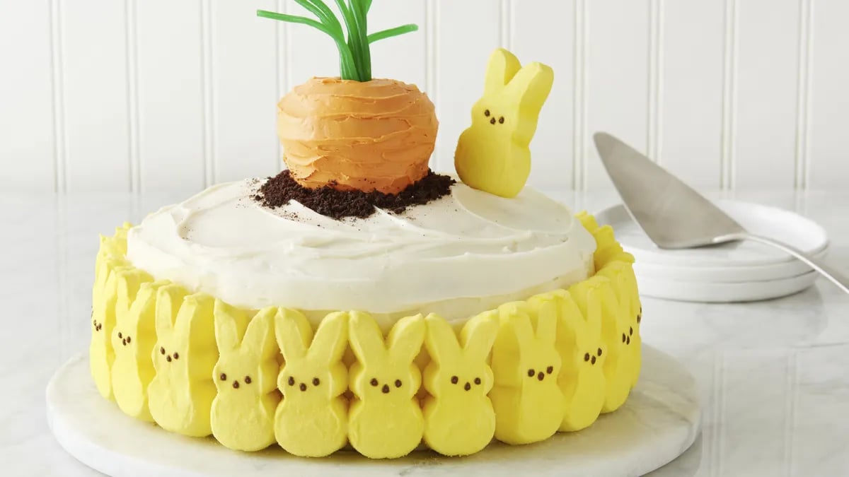 Carrot Top PEEPS® Bunny Cake