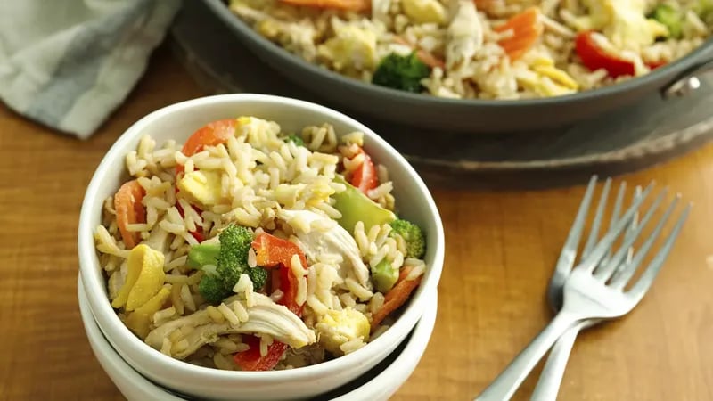 One-Pot Chicken Fried Rice