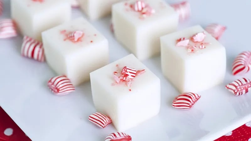 Candy Cane Martini Jello Shots