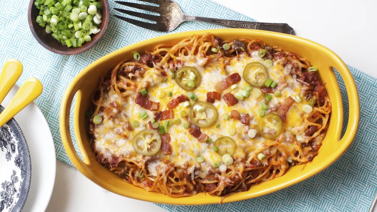 Cowboy Spaghetti Bake