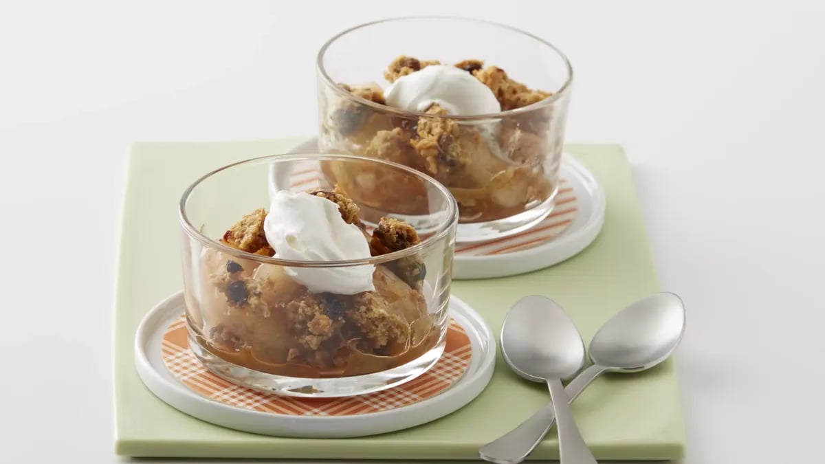 Oatmeal Raisin Apple Crisp 