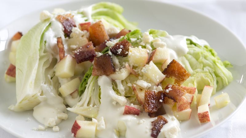 Apple and Bacon Wedge Salads
