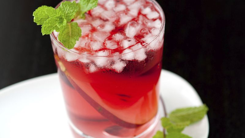 Pear and Cranberry Orange Cocktail