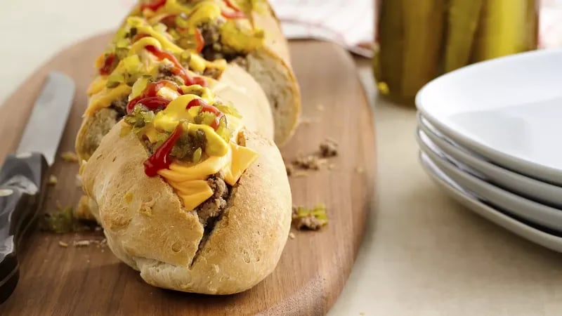 Stuffed Cheeseburger Loaf 