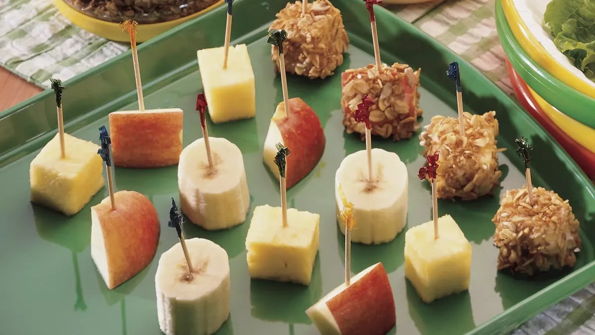 Granola Fruit Kabobs