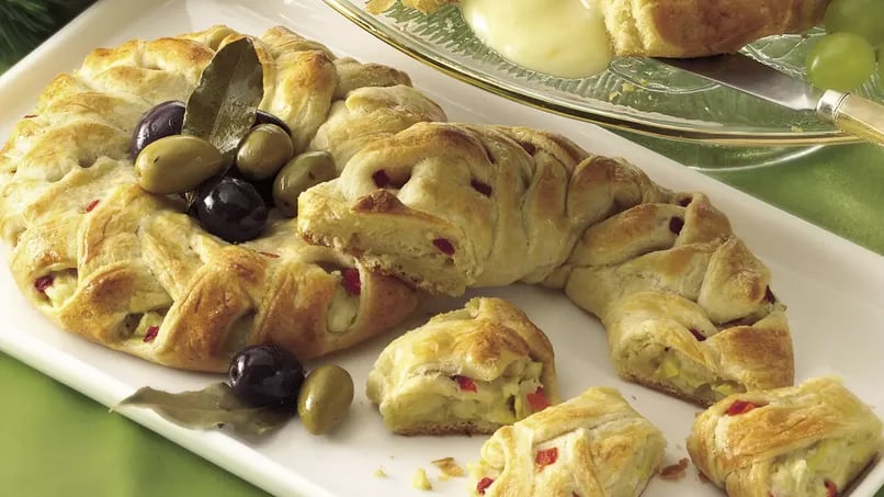 Artichoke-Cheese Braids