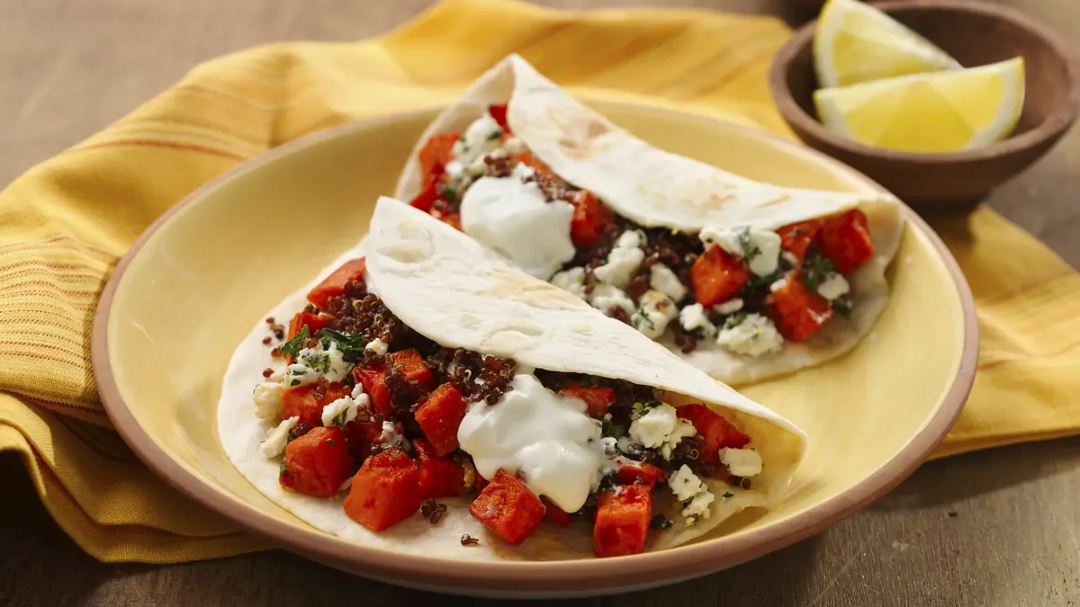 Middle Eastern Veggie Tacos