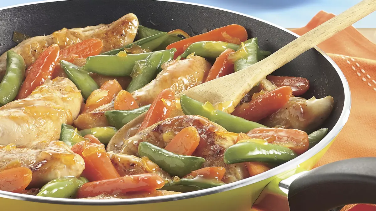 Orange-Glazed Chicken Skillet