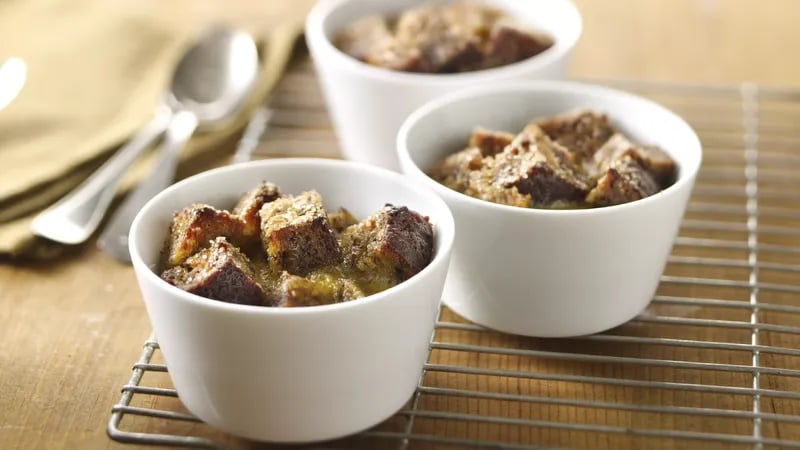 Caramelized Banana Bread Pudding