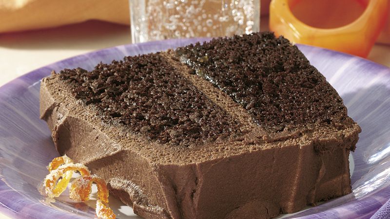 Orange-Mocha-Chocolate Cake
