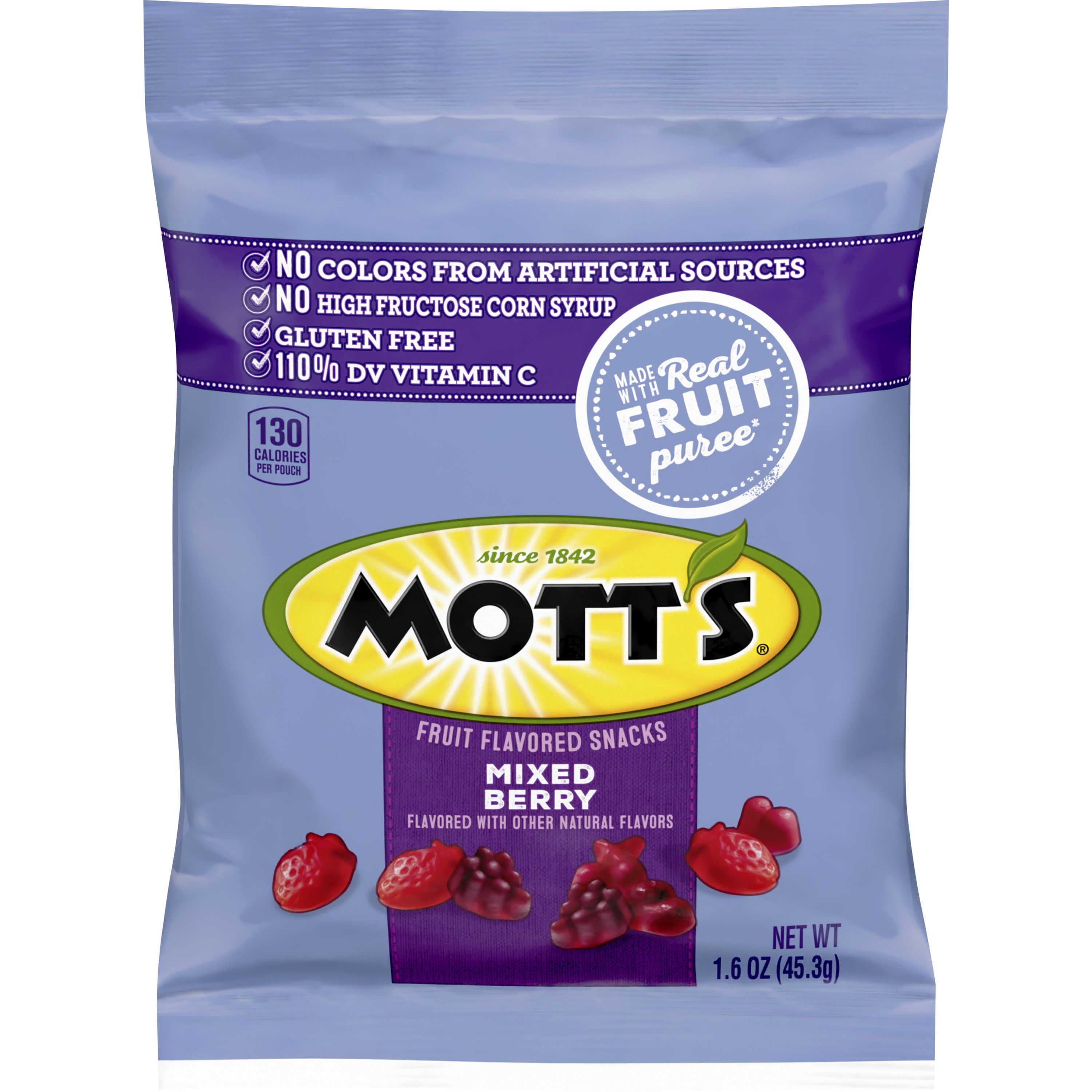 Front - 3D Mott's(R) Medleys Fruit Snacks Mixed Berry (144 ct) 1.6 oz