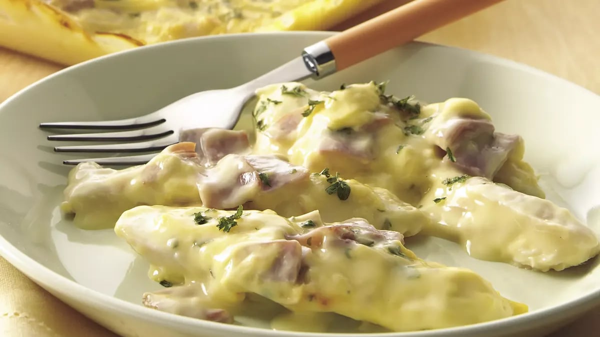 Creamy Chicken and Ham Bake