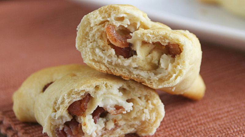 Bacon and Blue Cheese Crescents