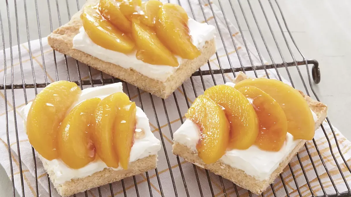 French Peach Tart