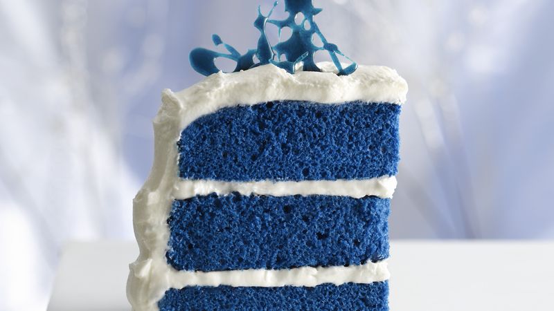 Royal Blue Velvet Cake