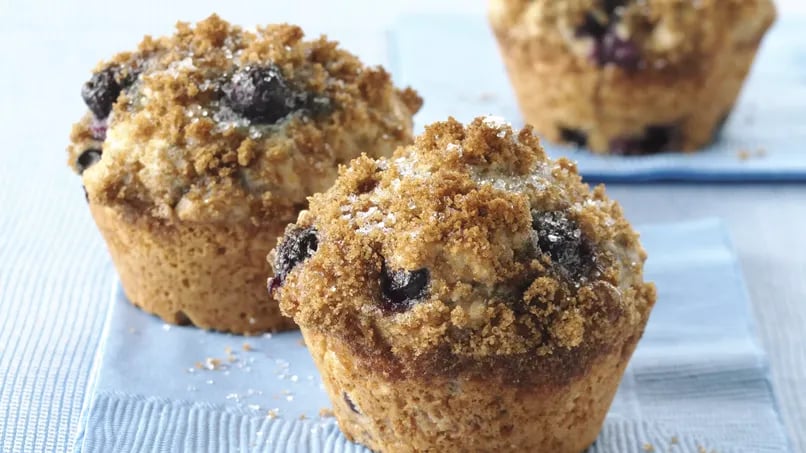 Whole Wheat-Blueberry Muffins