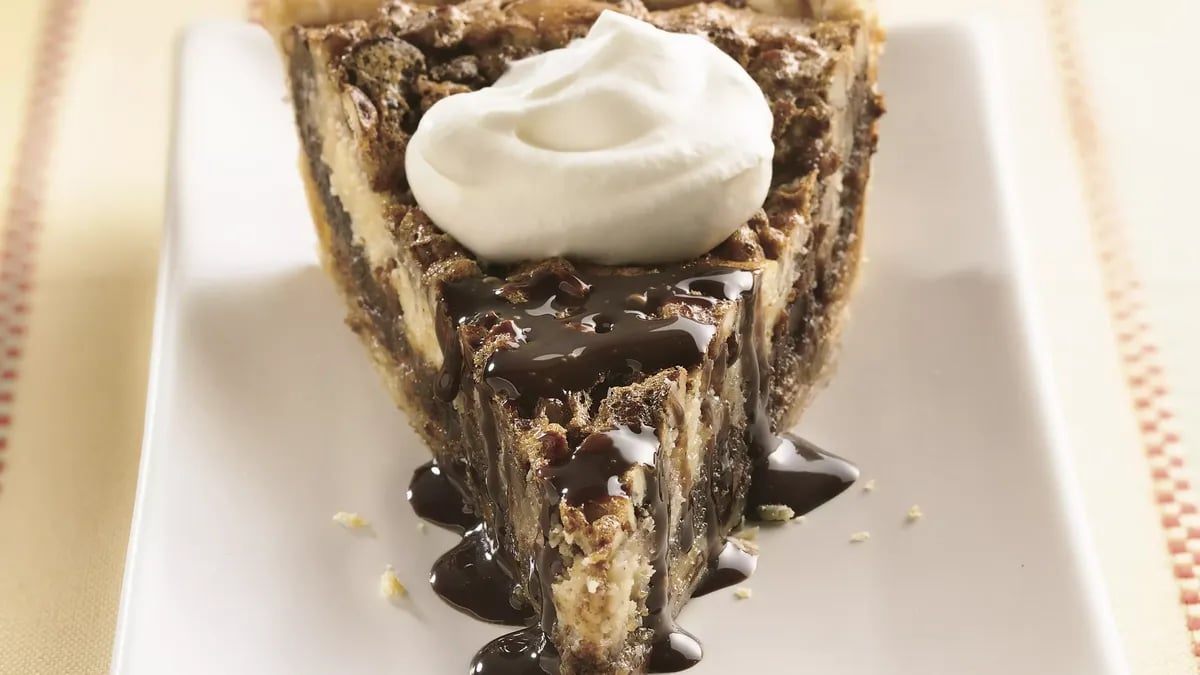 Chocolate Surprise Pecan Pie