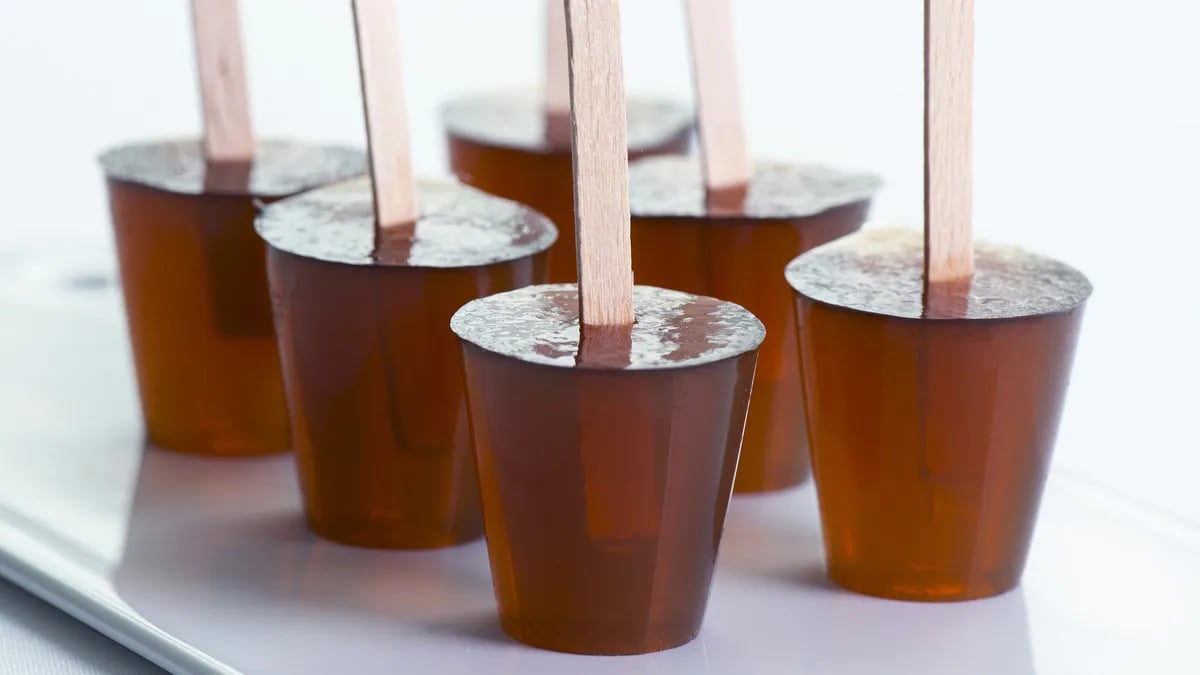 Root Beer Barrel Jello Shots