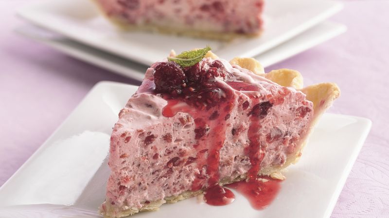 Raspberry Mousse Pie