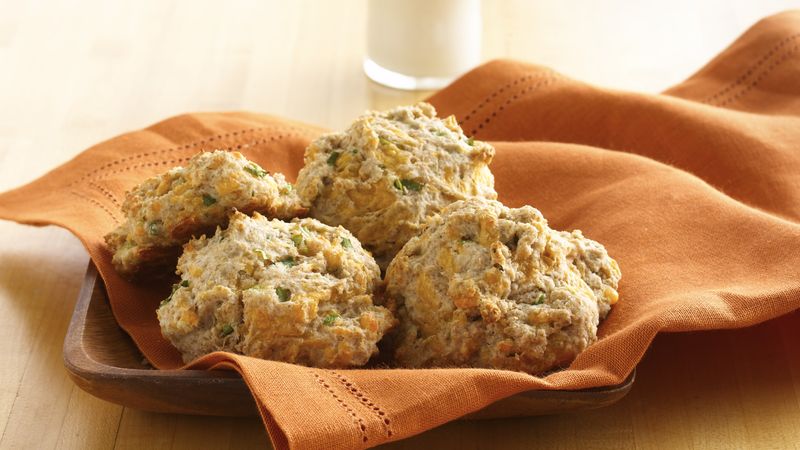 Cheese and Onion Drop Biscuits