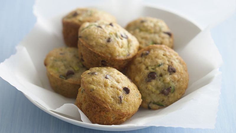 Zucchini-Chocolate Chip Mini Muffins