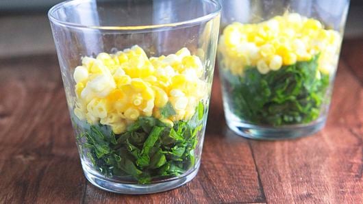 Rainbow salad in a glass jars Stock Photo by ©sarsmis 73088347