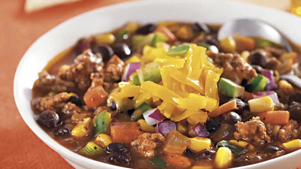 Southwestern Beef Chili with Corn Recipe - Pillsbury.com