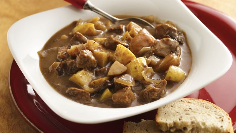 Slow-Cooker Fruit and Pork Stew