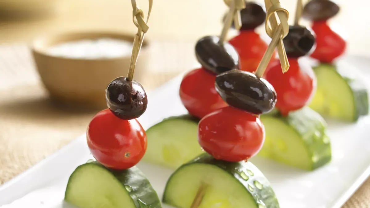 Greek Salad Kabobs