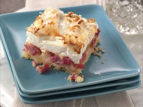 Rhubarb Meringue Dessert | Gold Medal Flour US
