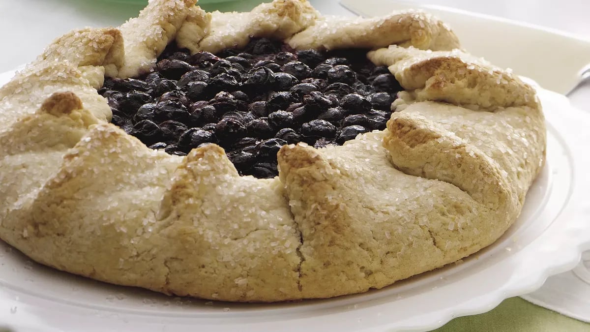 Blueberry Fold-Over Coffee Cake