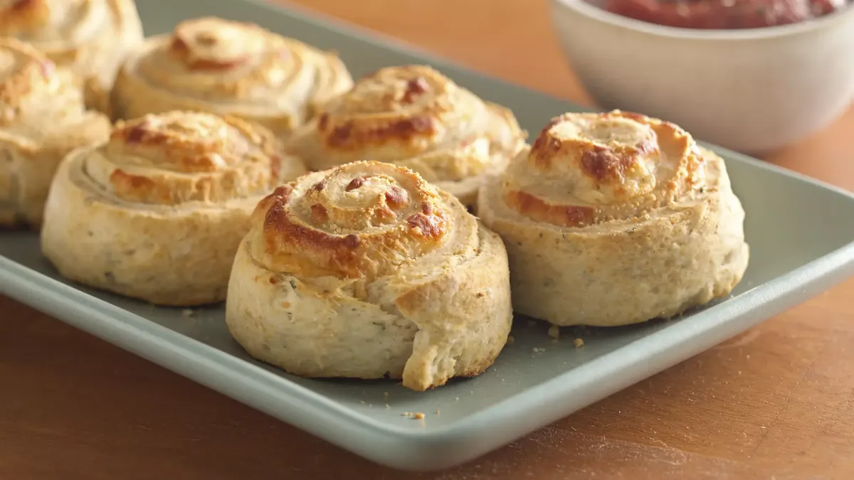 Cheesy Herb Pinwheels