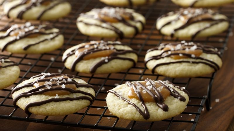 Gluten-Free Salted Caramel Sugar Cookies