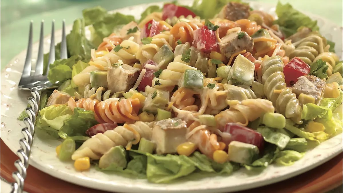 Southwestern Chicken Pasta Salad