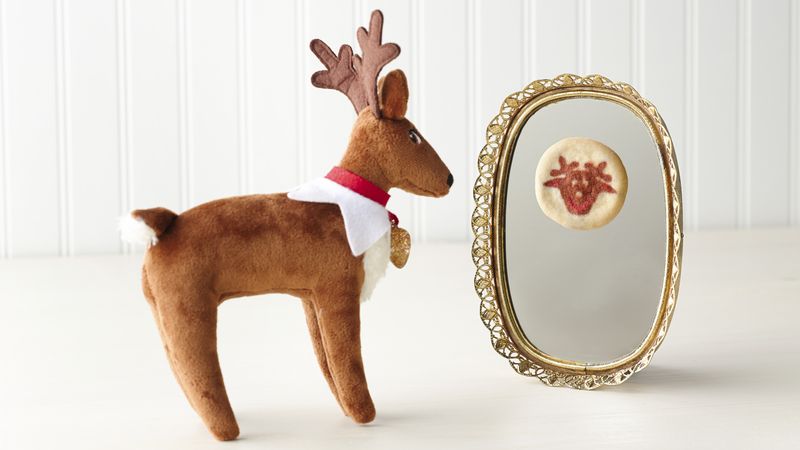 Reindeer Cookie Mirror