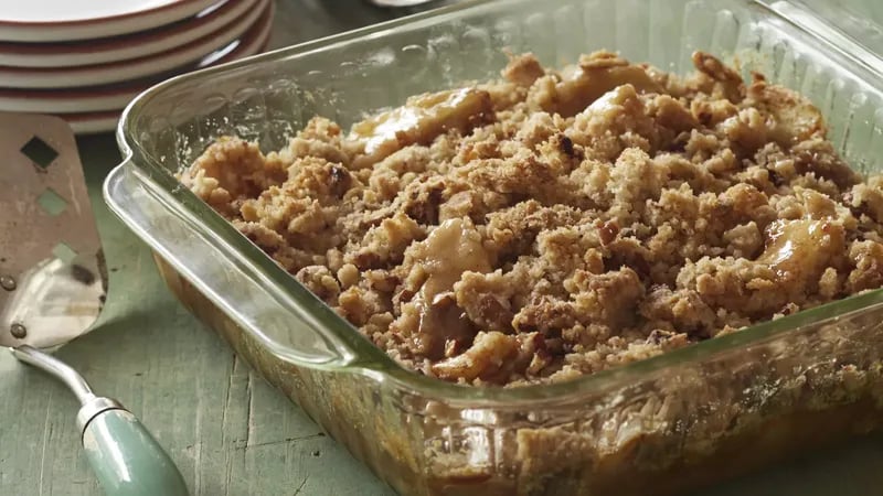 Gluten-Free Caramel Apple Crumble