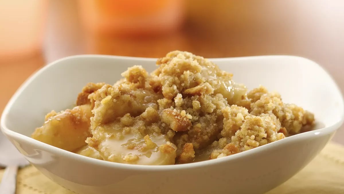 Vanilla-Ginger-Pear Crumble