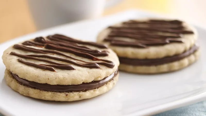 Chocolate Hazelnut Sandwich Cookies