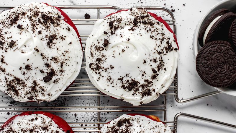 Red Velvet Cookies and Cream Cookies Recipe - BettyCrocker.com