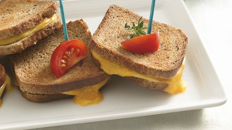 Grilled Cheese Appetizer Sandwiches