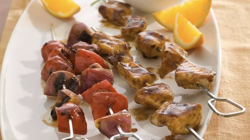 Barbecue Chicken Kabobs