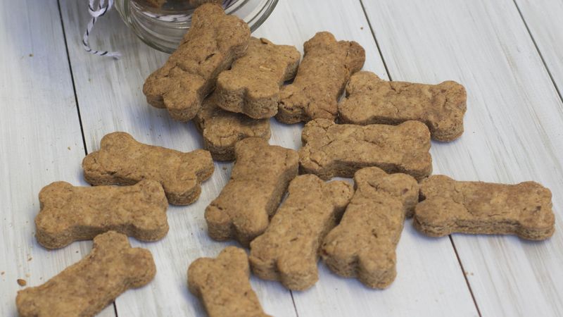 Almond Butter Dog Biscuits