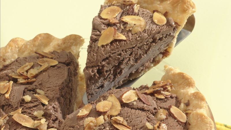 Chocolate-Almond Ice Cream Pie