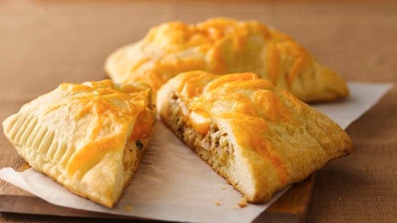 Green Chile and Tuna Crescent Melts