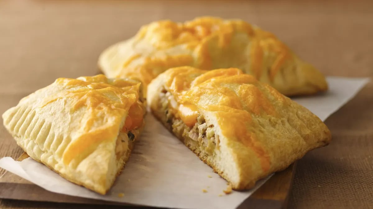 Green Chile and Tuna Crescent Melts