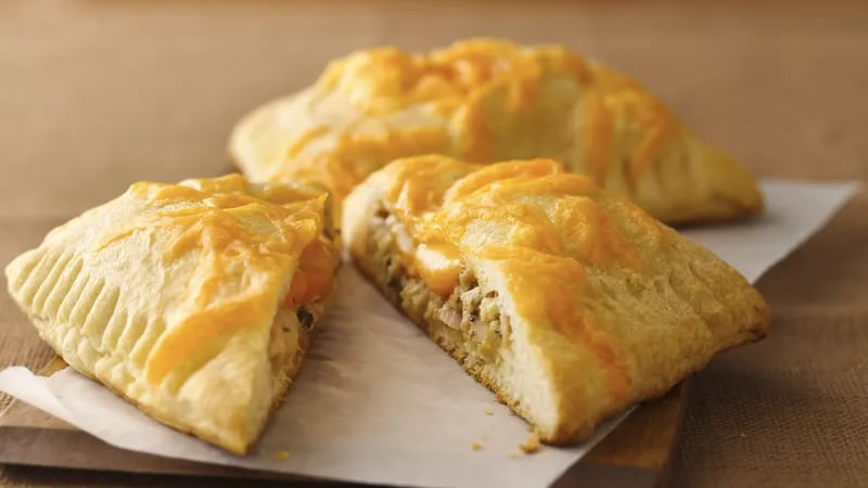 Green Chile and Tuna Crescent Melts